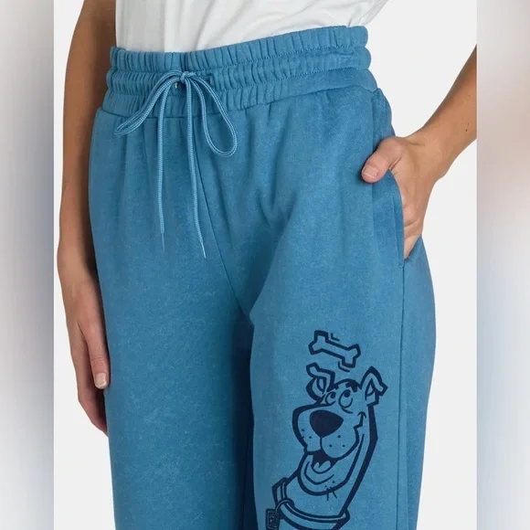 🚫SOLD🚫 Scooby Doo Blue Sweatpants - Sz. XS - Picture 3 of 10